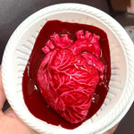 Halloween Creepy Beating Heart Plate